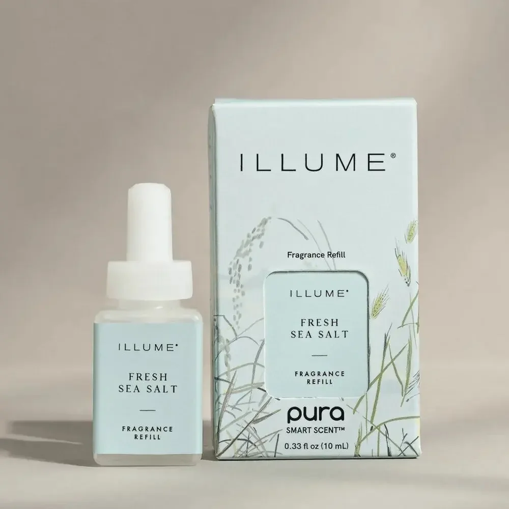 2 Pack ILLUME Pura Fragrance Refill Citrus Crush Fresh Sea Salt 0.33 oz